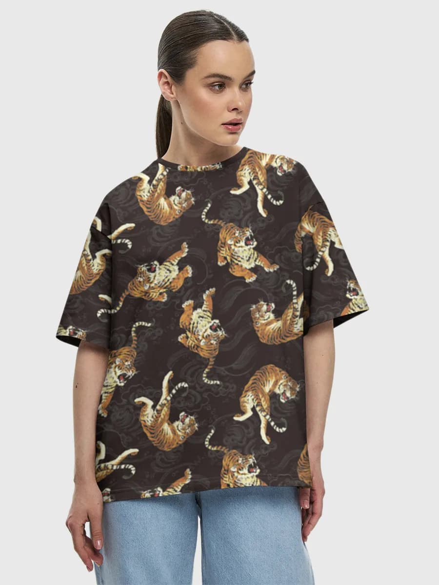 T-shirt Coton Oversize Femme