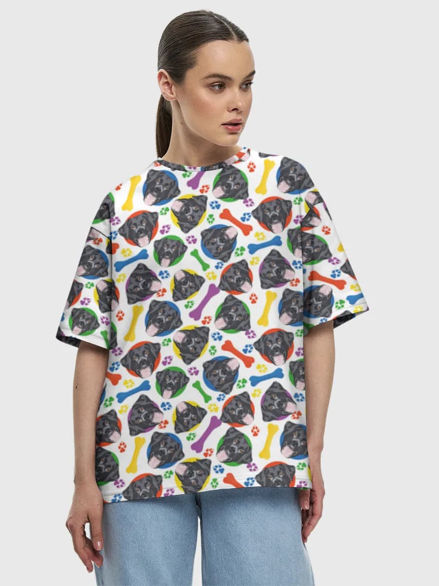 T-shirt Coton Oversize Femme