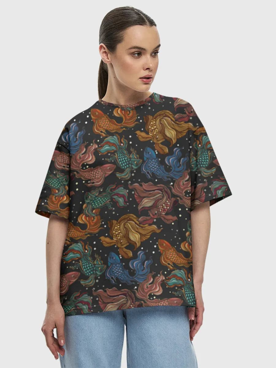 T-shirt Coton Oversize Femme