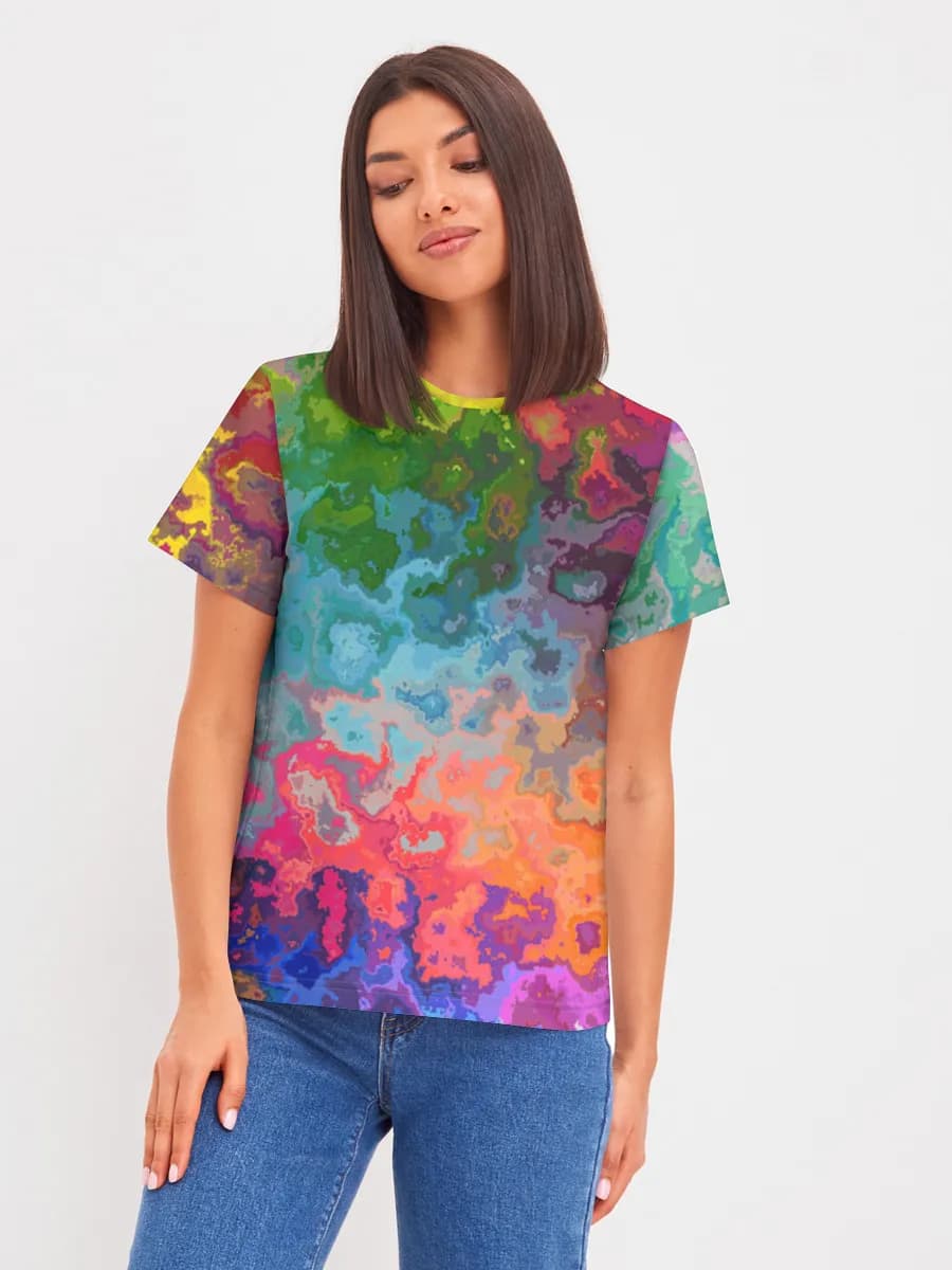 Women's basic cotton T-shirt