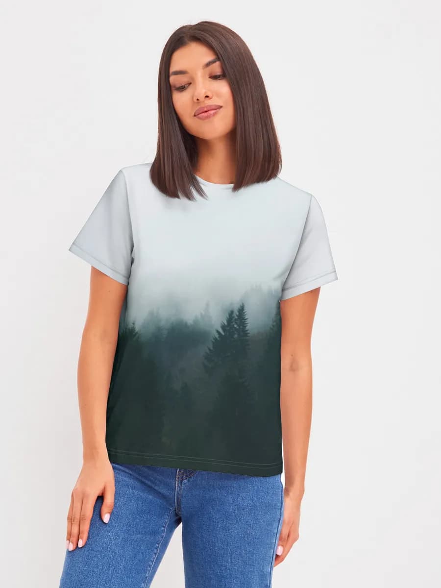 Damen Basic Baumwoll T-Shirt