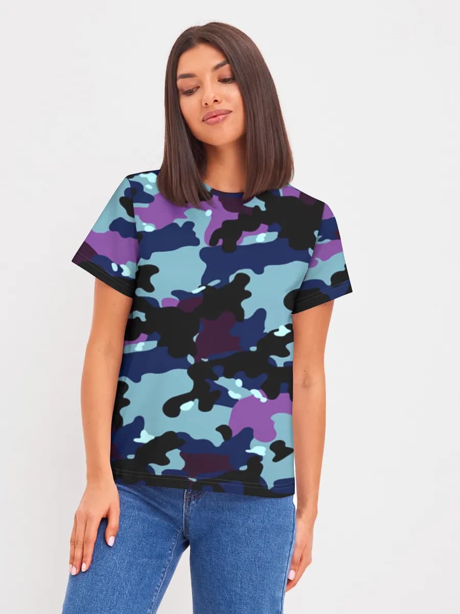 Damen Basic Baumwoll T-Shirt