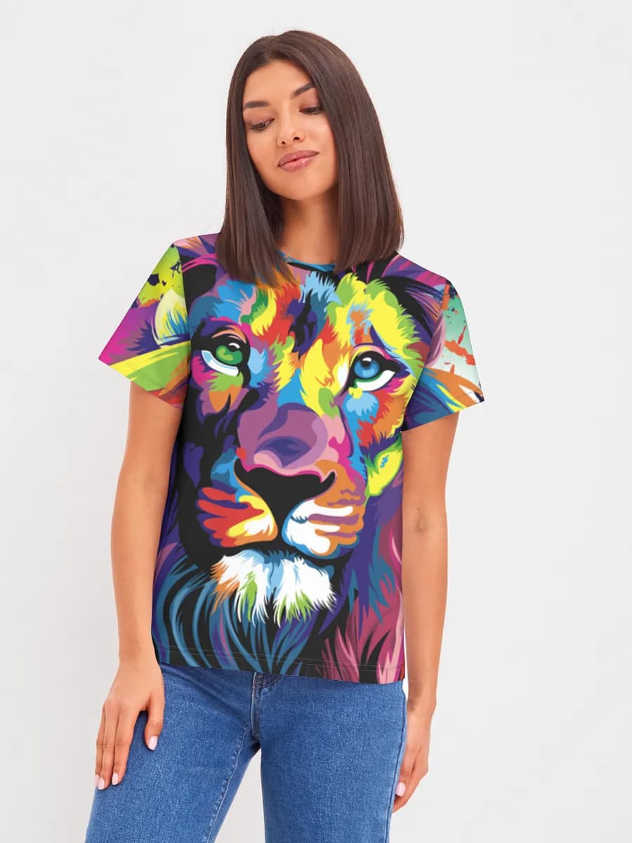 Damen Basic Baumwoll T-Shirt