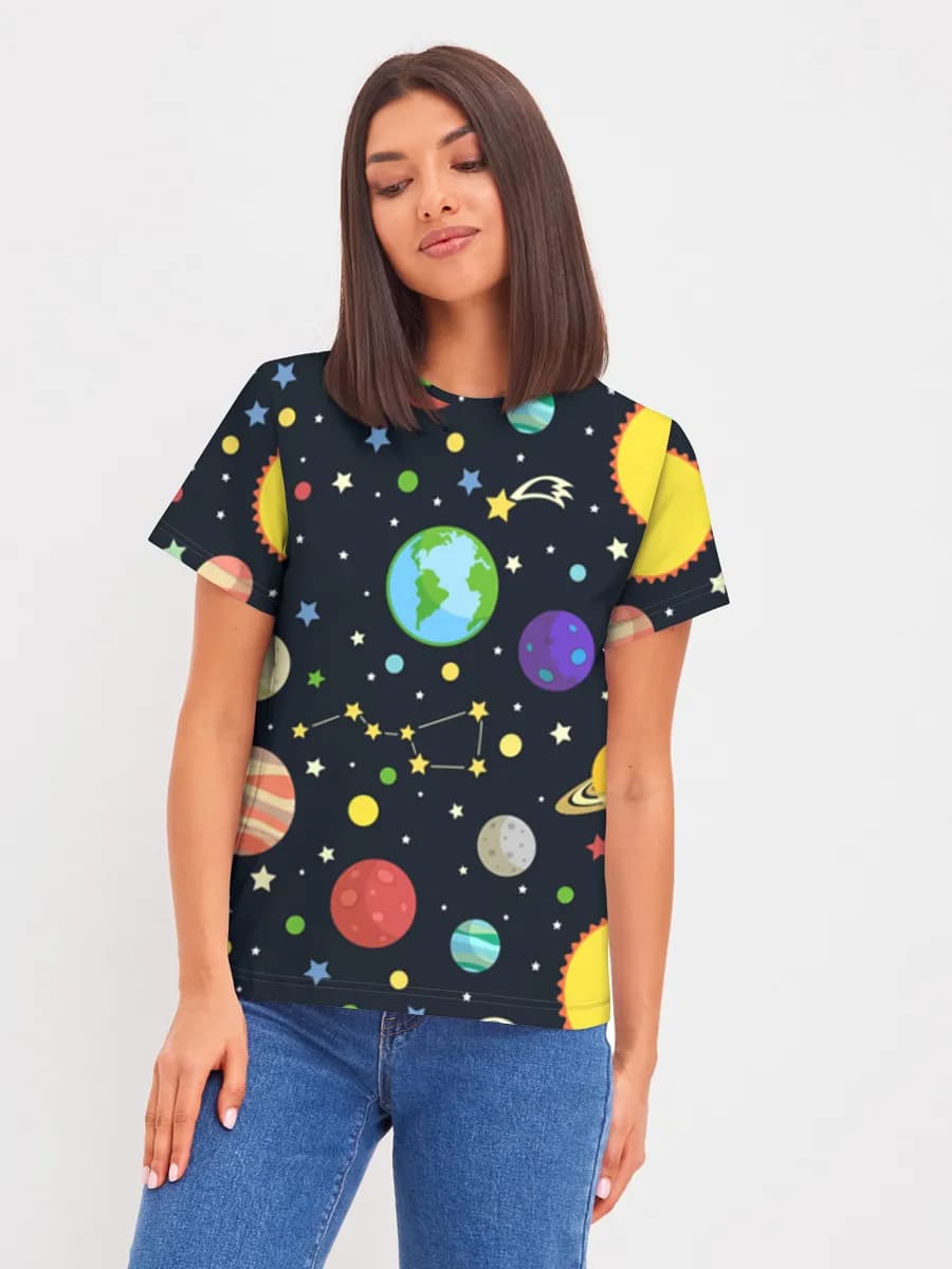 Women's basic cotton T-shirt