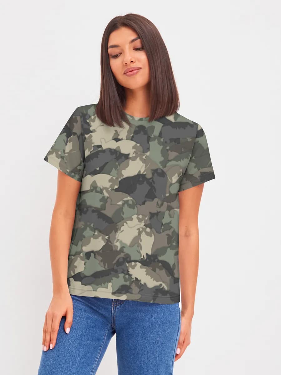 レディース ベーシック コットンTシャツ