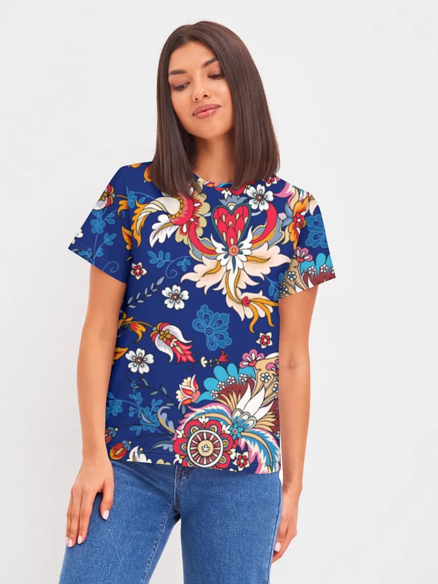 Women's basic cotton T-shirt