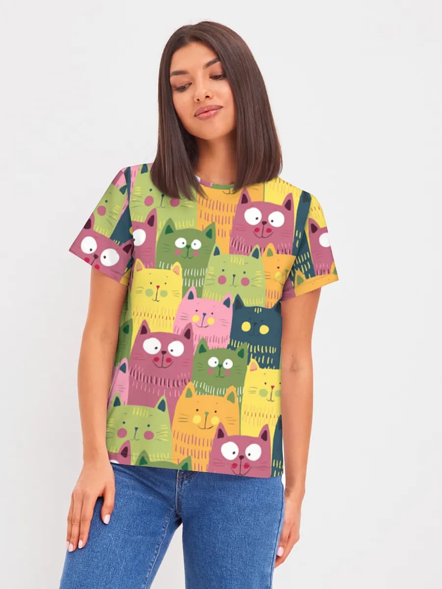 Women's basic cotton T-shirt