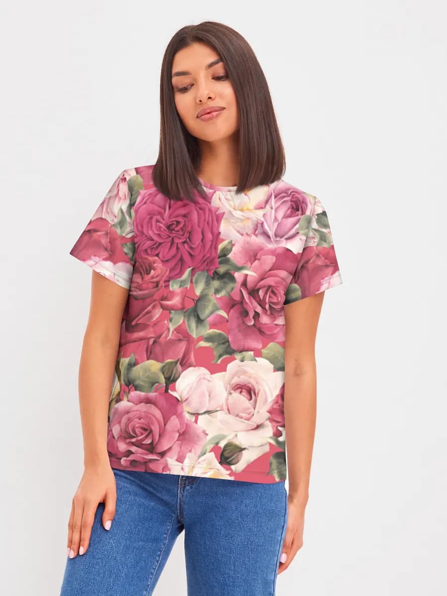 Women's basic cotton T-shirt