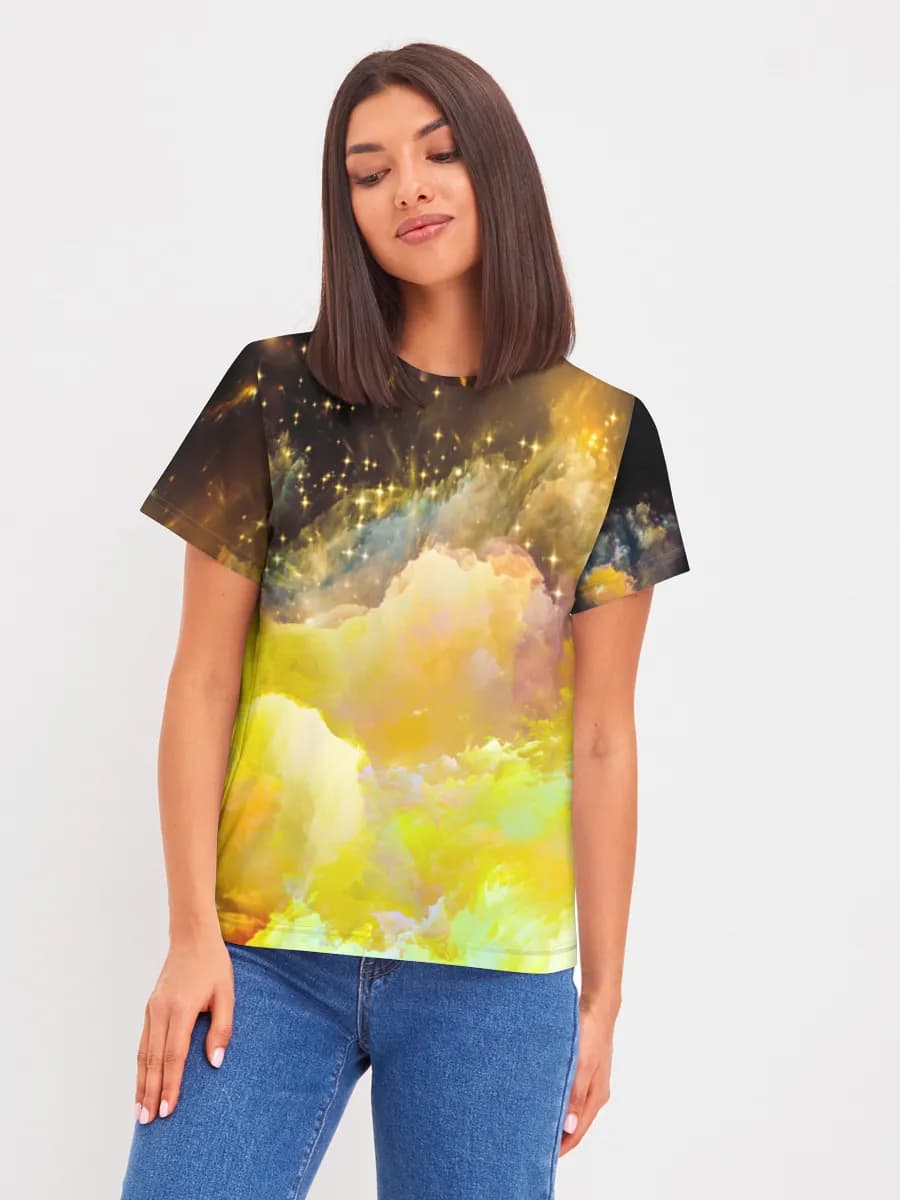 Damen Basic Baumwoll T-Shirt