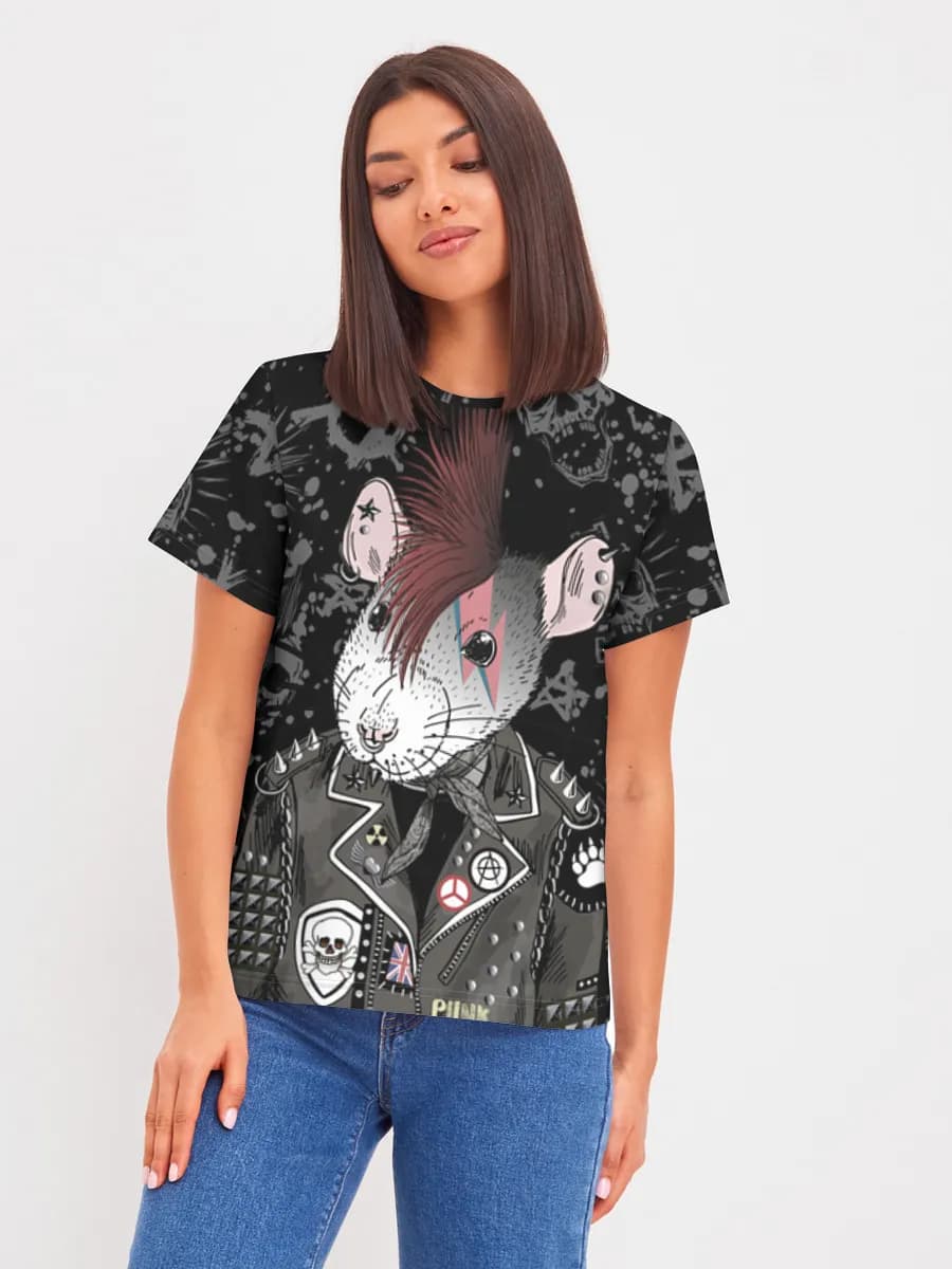 Women's basic cotton T-shirt