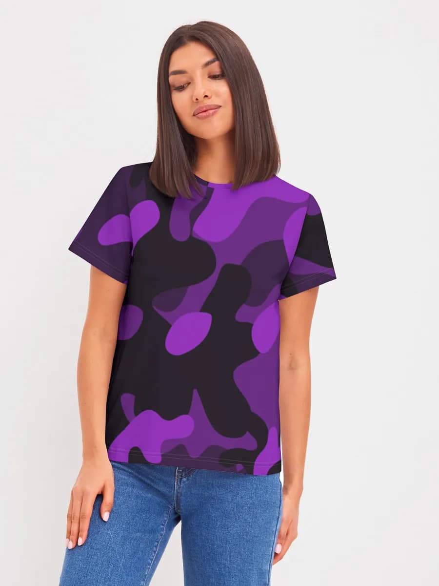 Damen Basic Baumwoll T-Shirt