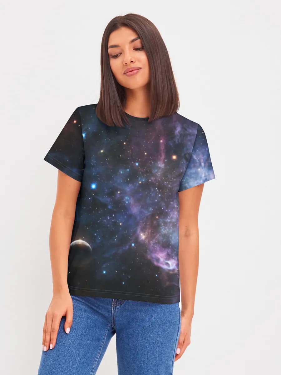Damen Basic Baumwoll T-Shirt