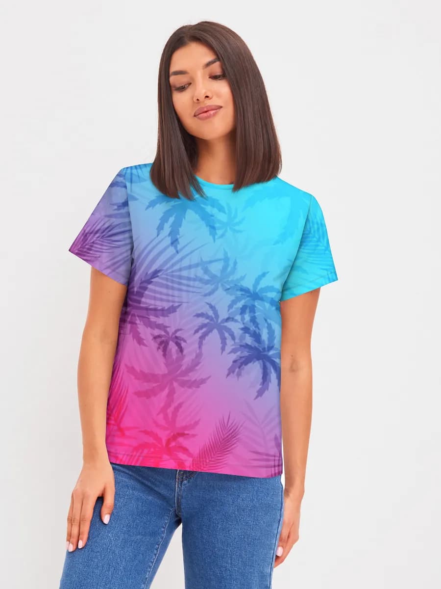 Women's basic cotton T-shirt