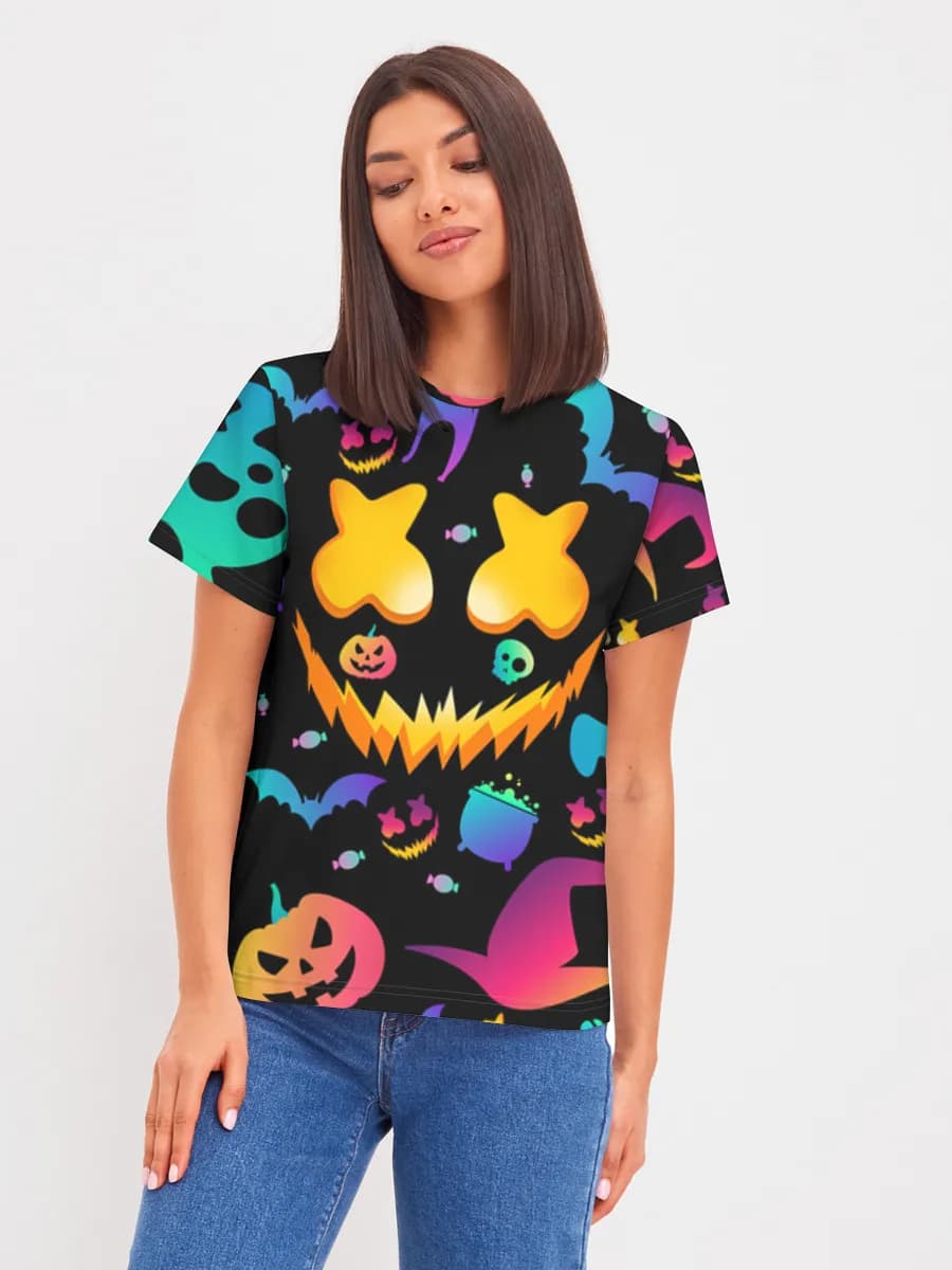 Damen Basic Baumwoll T-Shirt