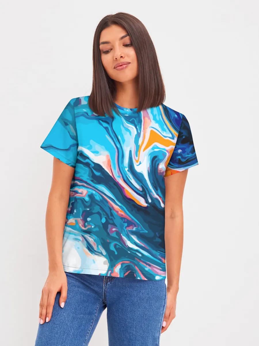 レディース ベーシック コットンTシャツ