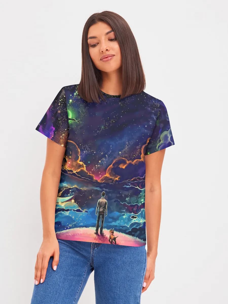 Women's basic cotton T-shirt