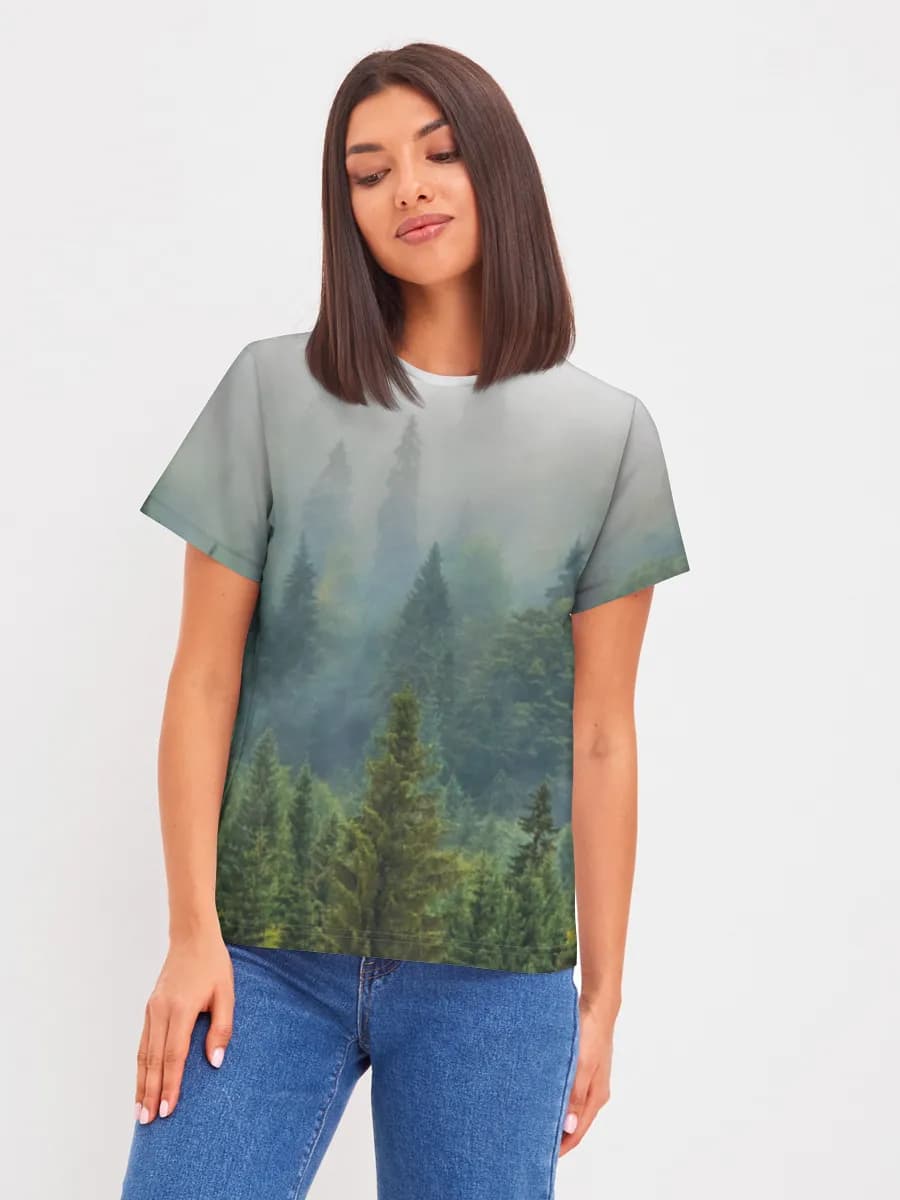 Women's basic cotton T-shirt