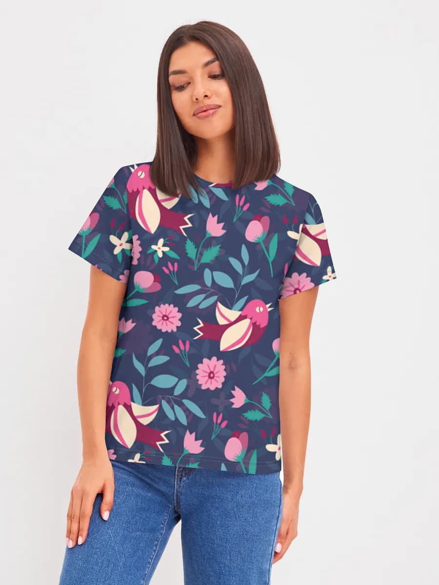 Women's basic cotton T-shirt