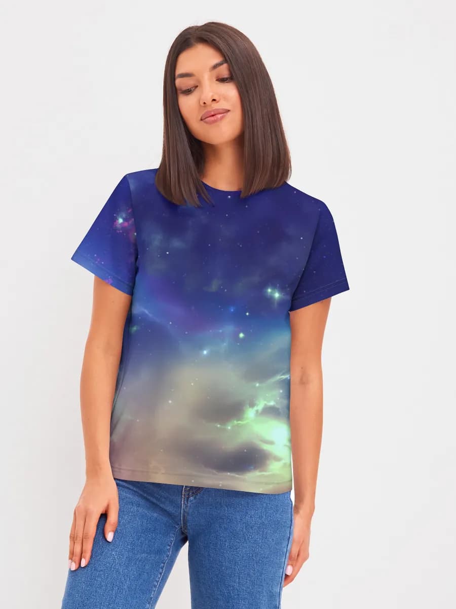 Damen Basic Baumwoll T-Shirt