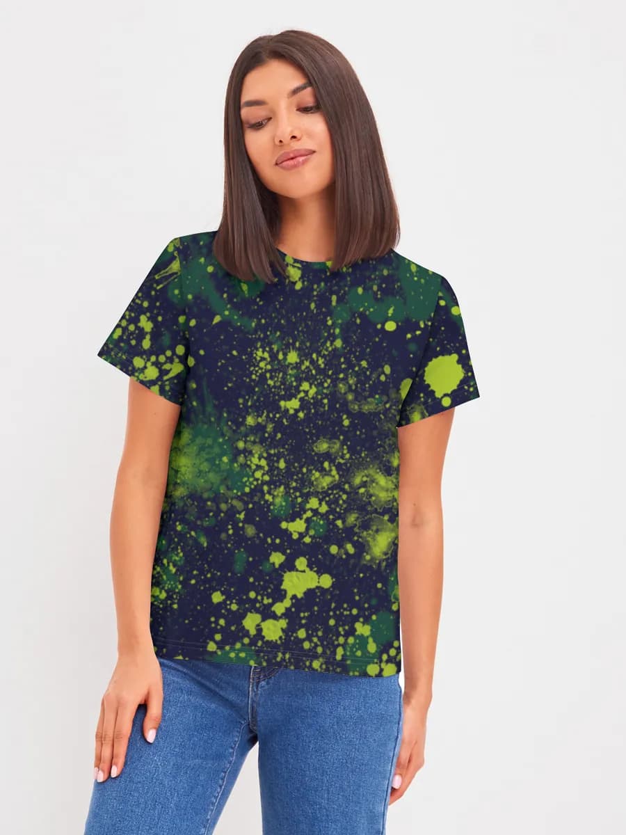 Damen Basic Baumwoll T-Shirt