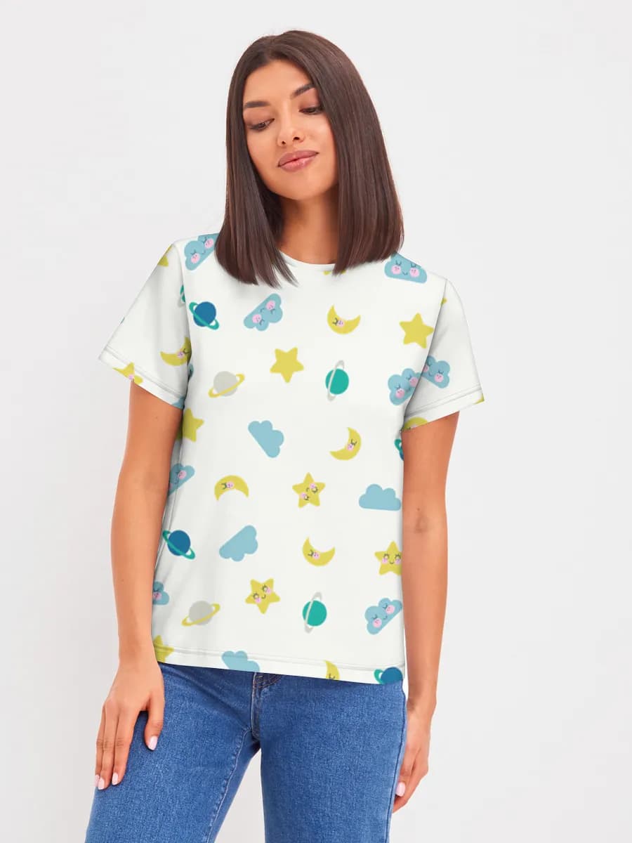 Women's basic cotton T-shirt