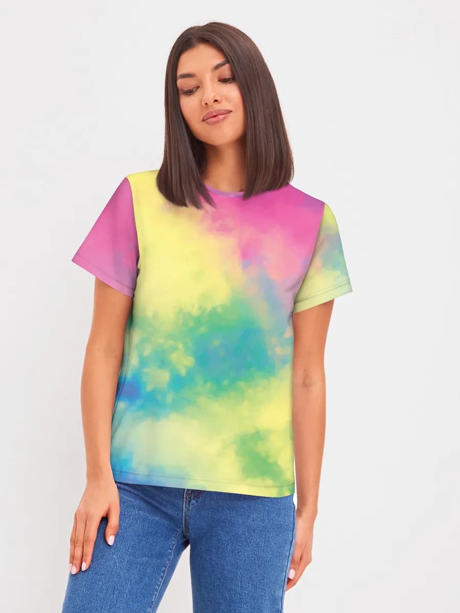 Damen Basic Baumwoll T-Shirt