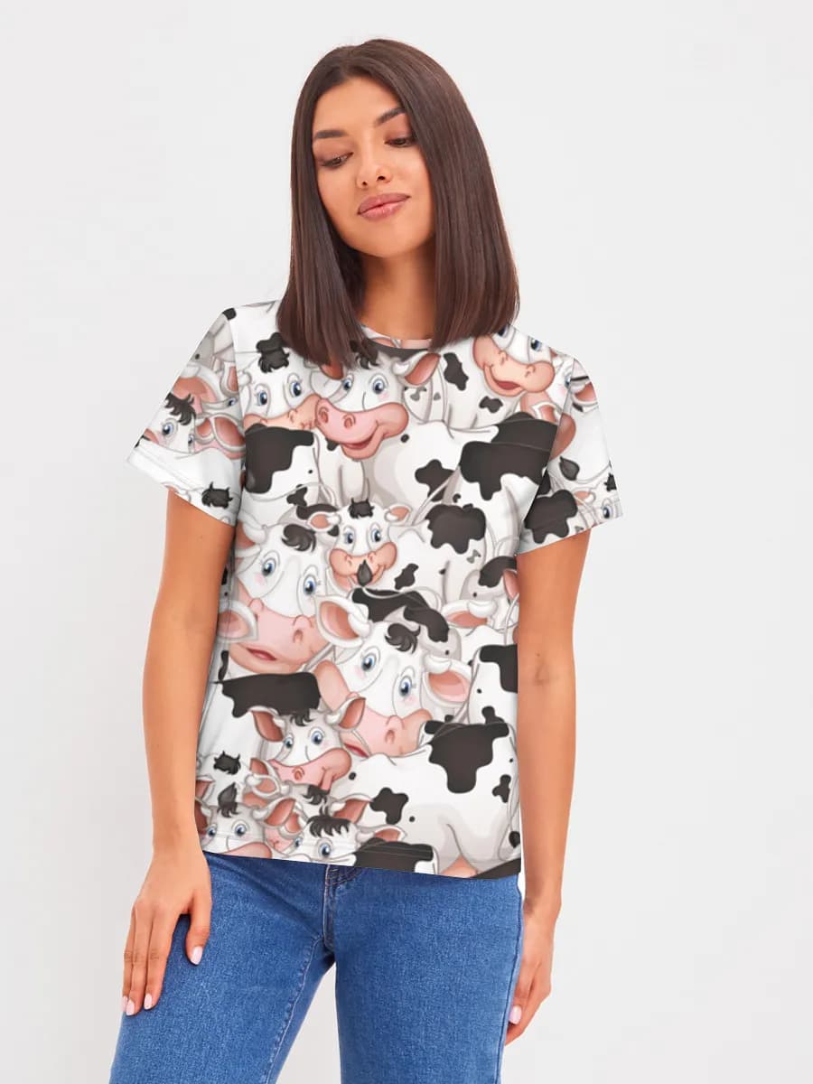 Women's basic cotton T-shirt