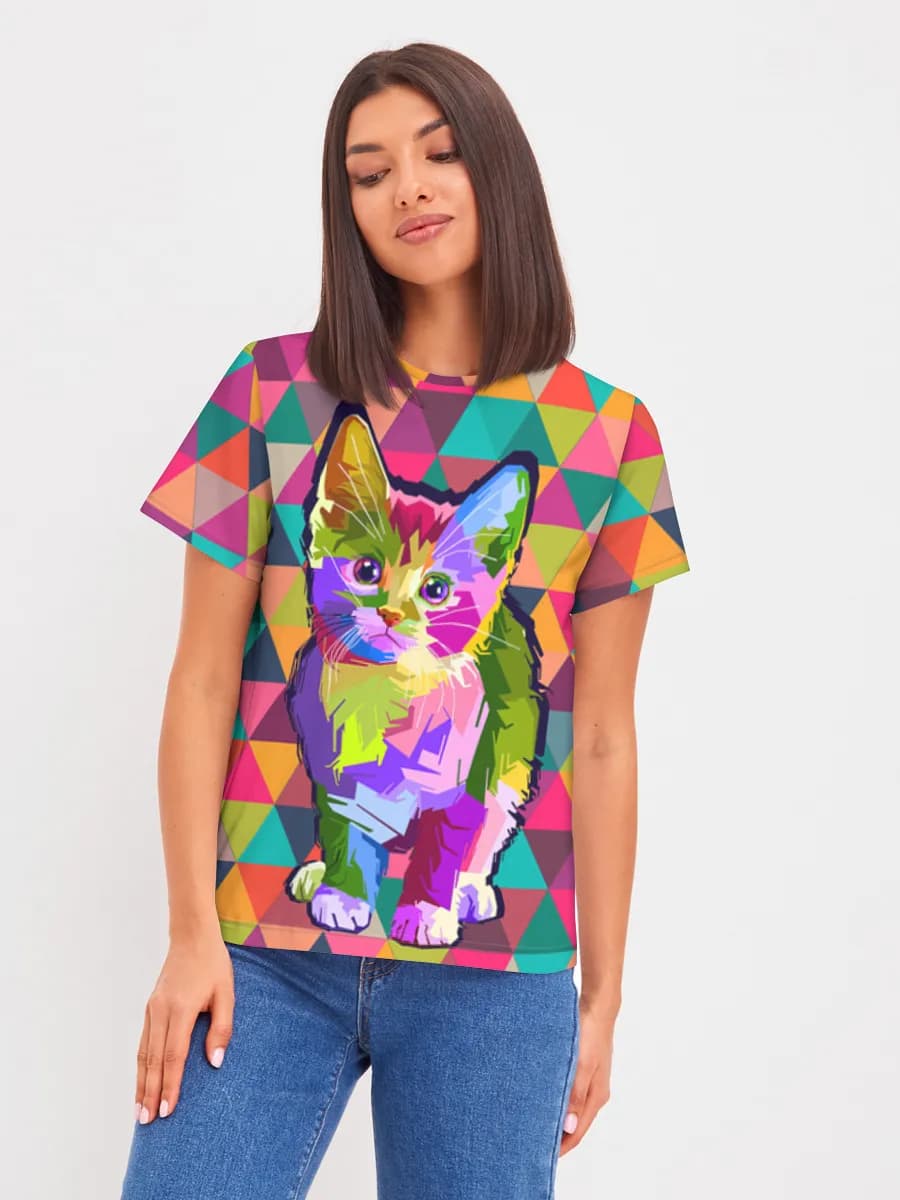 Women's basic cotton T-shirt