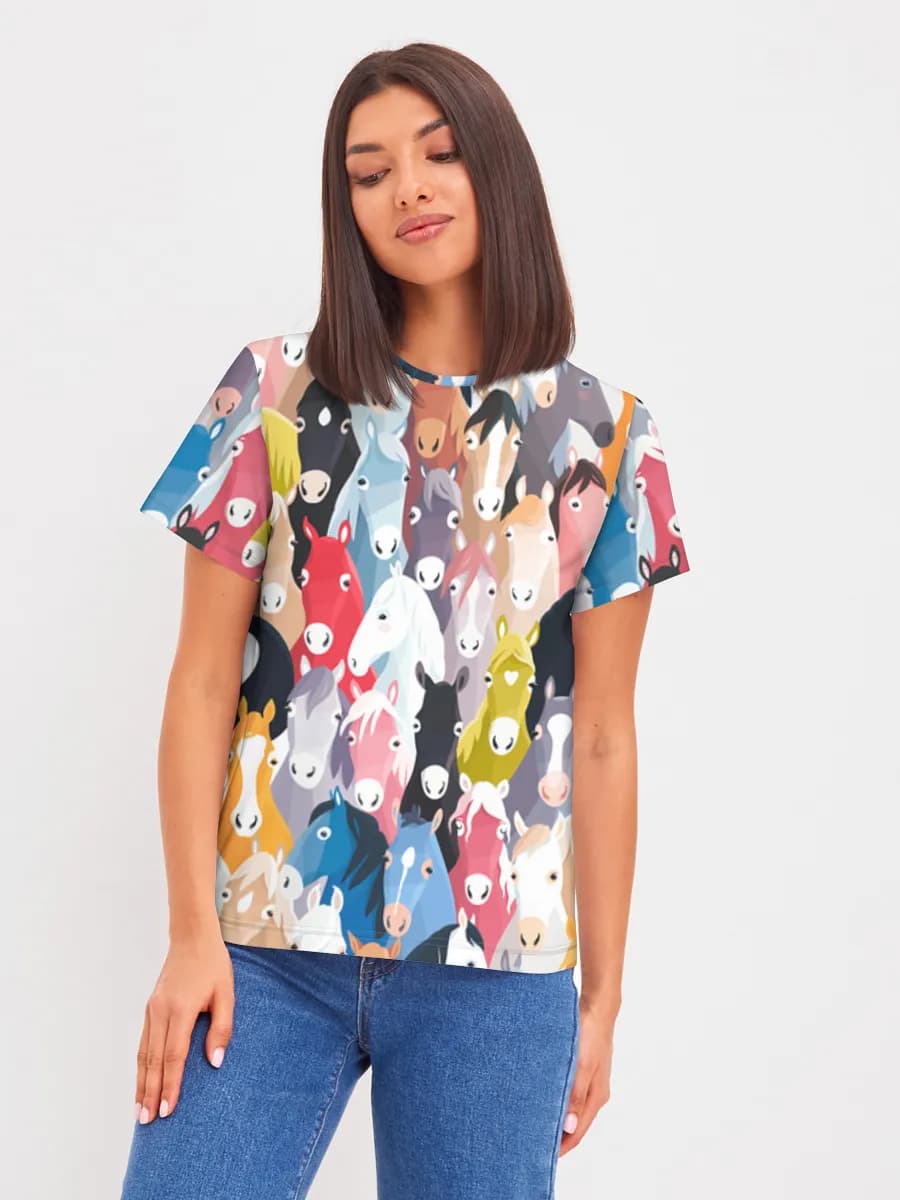 Women's basic cotton T-shirt