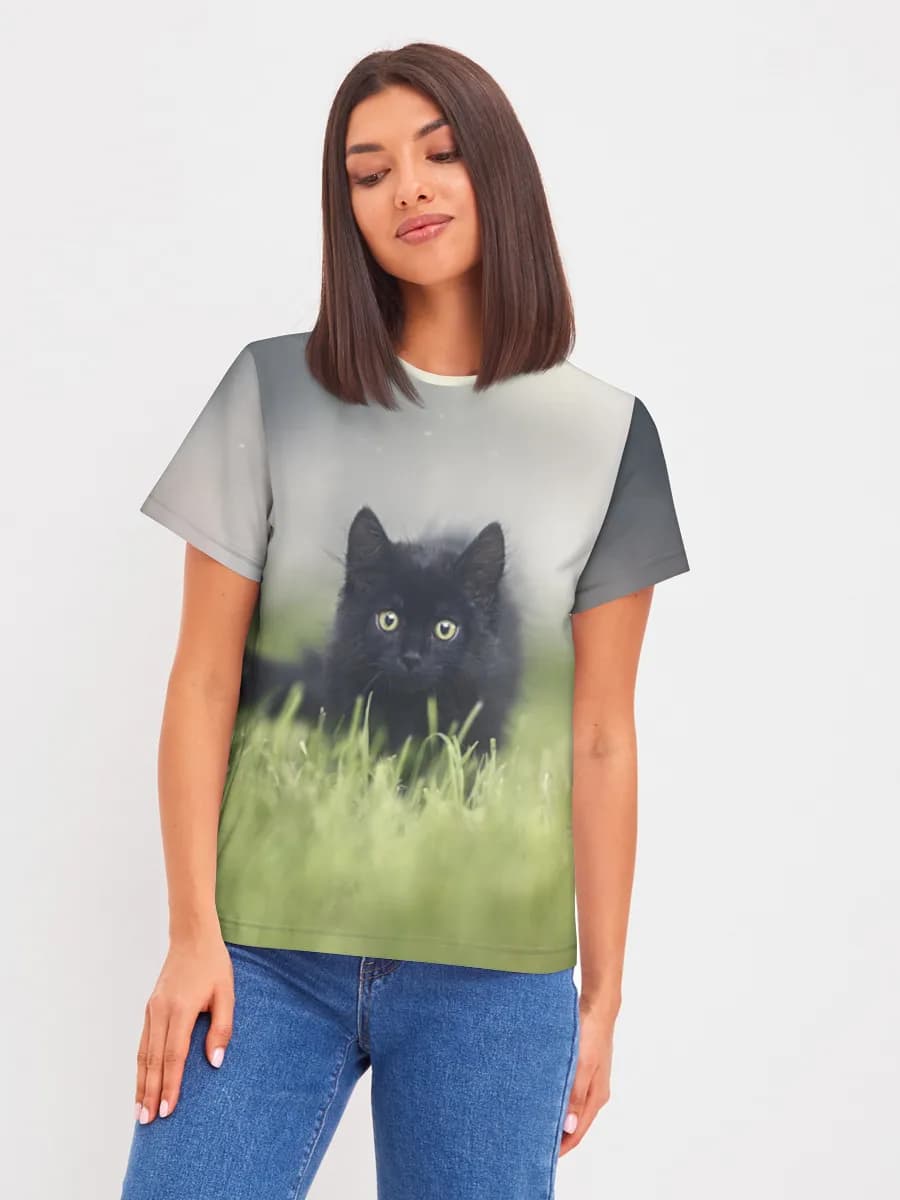 Women's basic cotton T-shirt