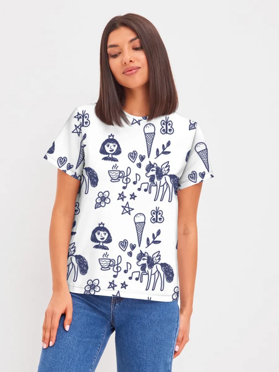 Women's basic cotton T-shirt