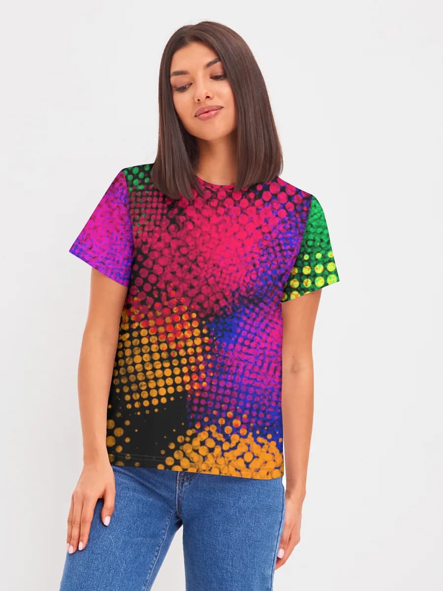 Damen Basic Baumwoll T-Shirt