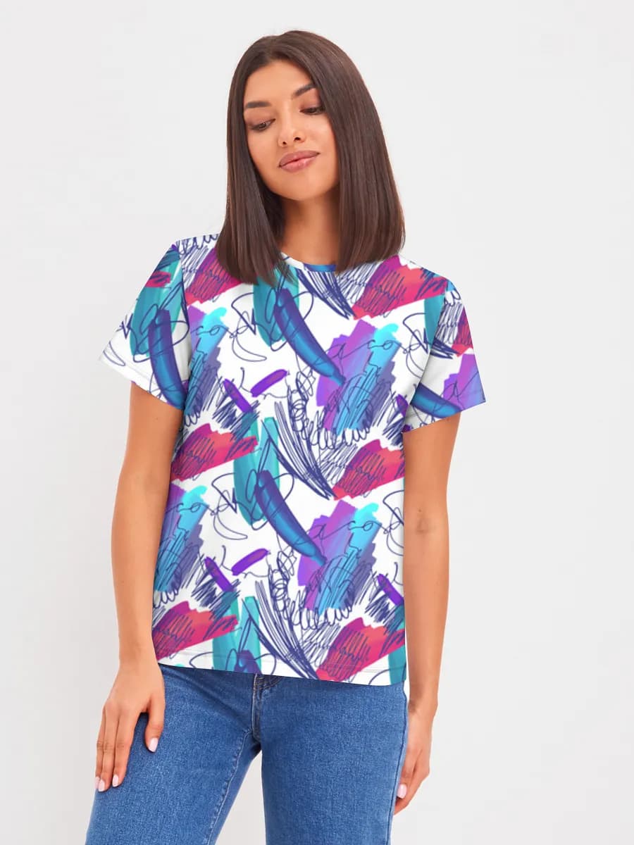 Women's basic cotton T-shirt