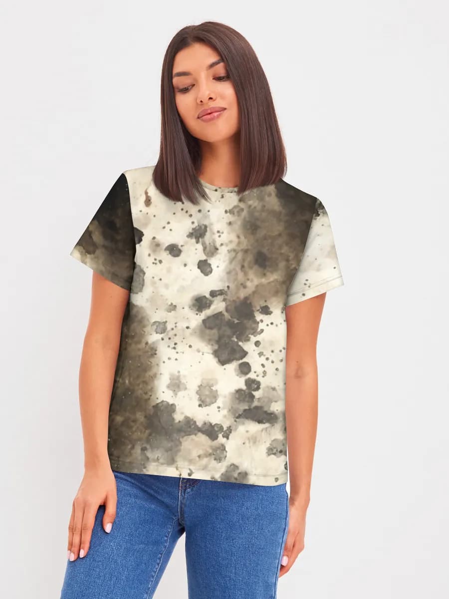 Damen Basic Baumwoll T-Shirt