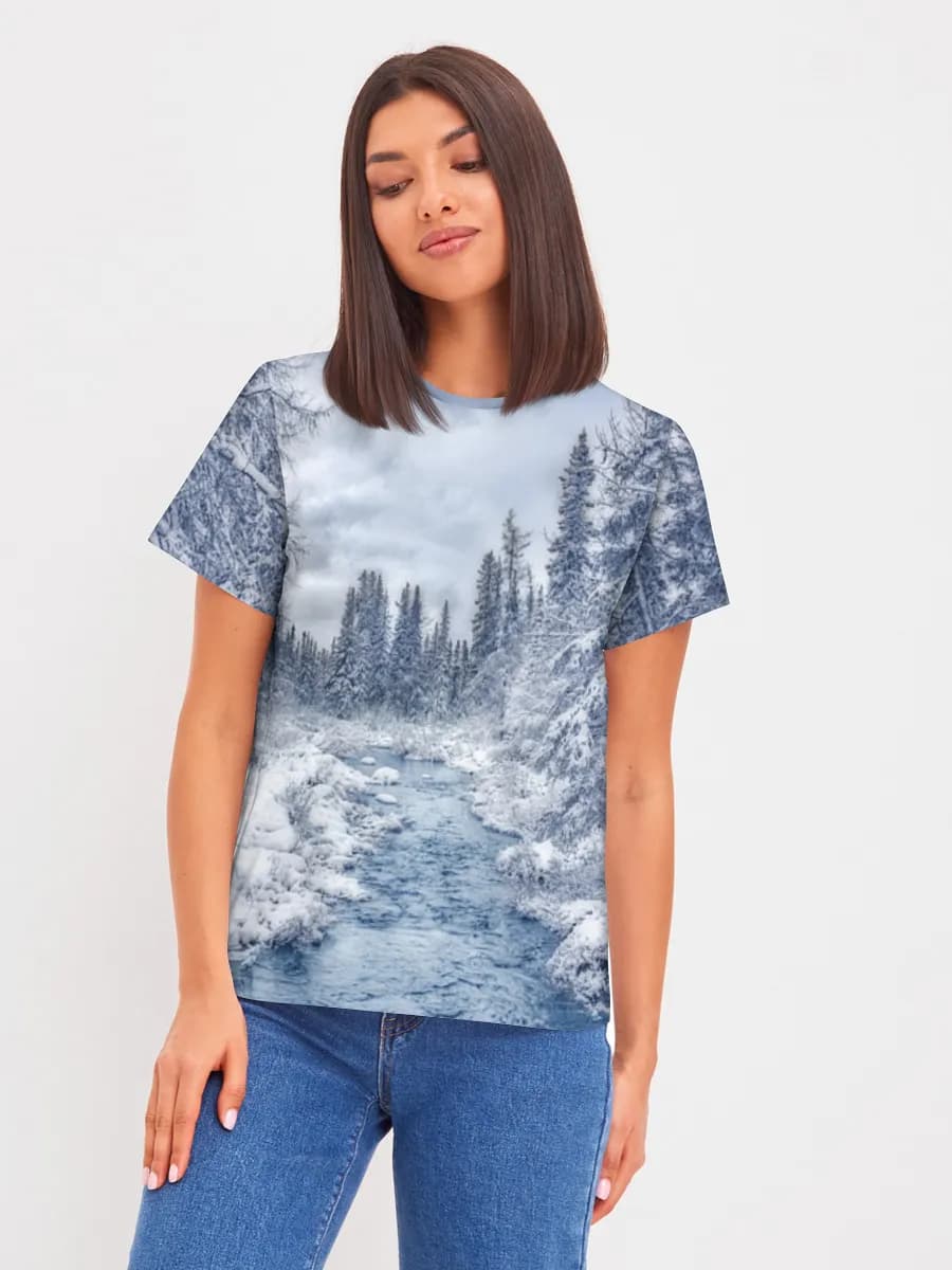 Women's basic cotton T-shirt