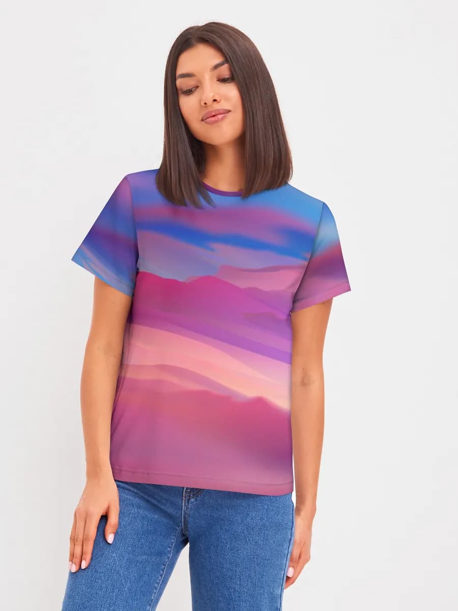 Women's basic cotton T-shirt
