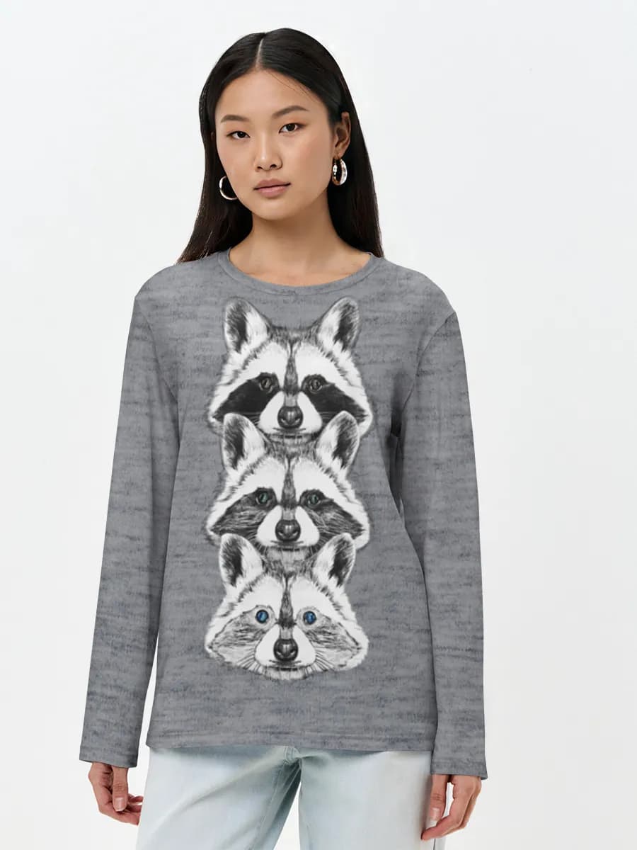Women's long sleeve shirt. Cotton
