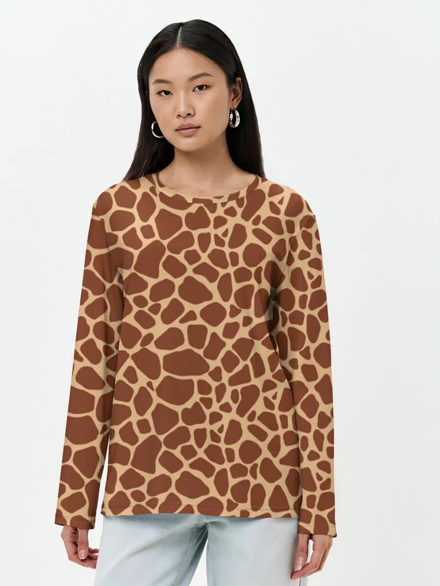 Women's long sleeve shirt. Cotton