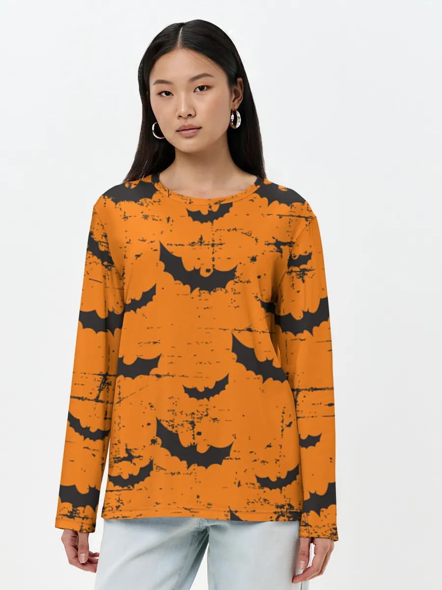 Women's long sleeve shirt. Cotton