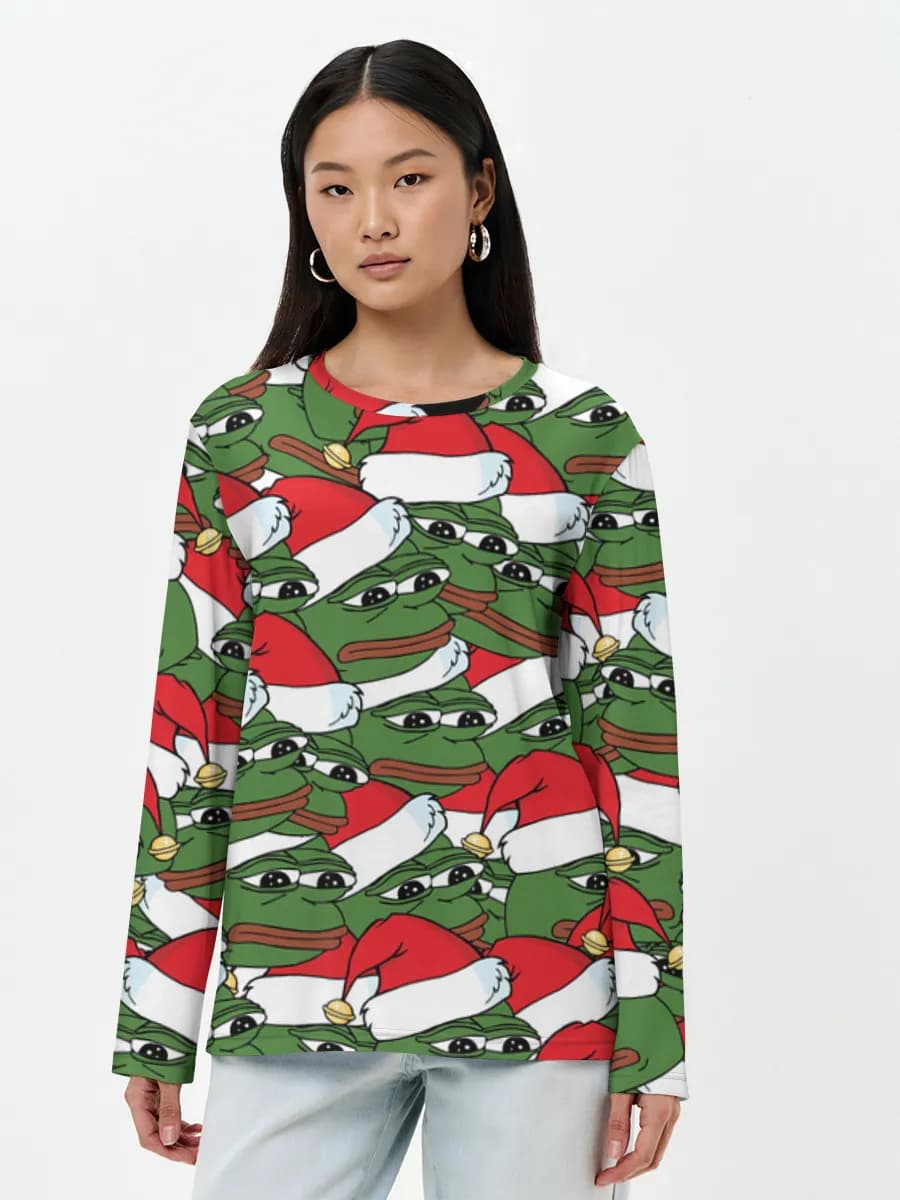 Women's long sleeve shirt. Cotton