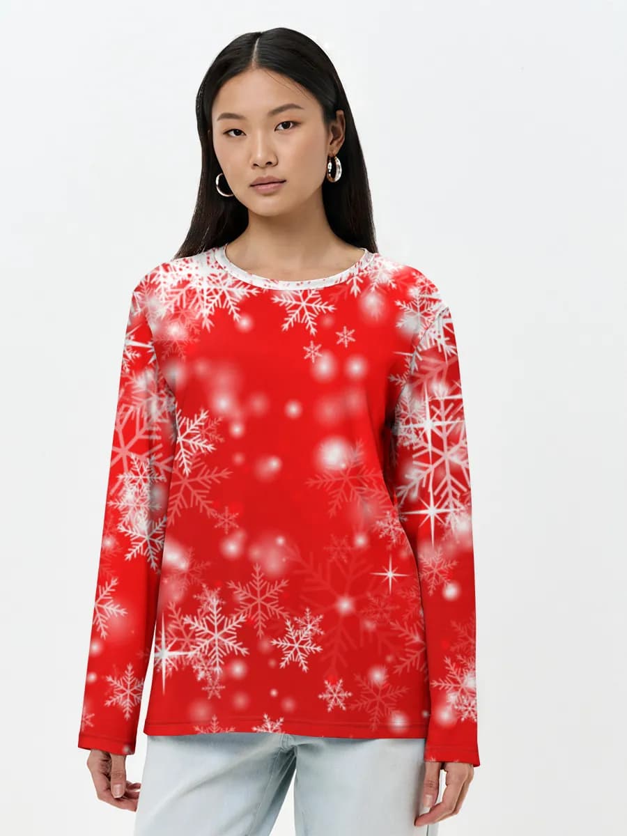 Women's long sleeve shirt. Cotton