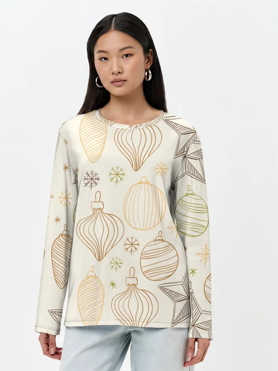 Women's long sleeve shirt. Cotton