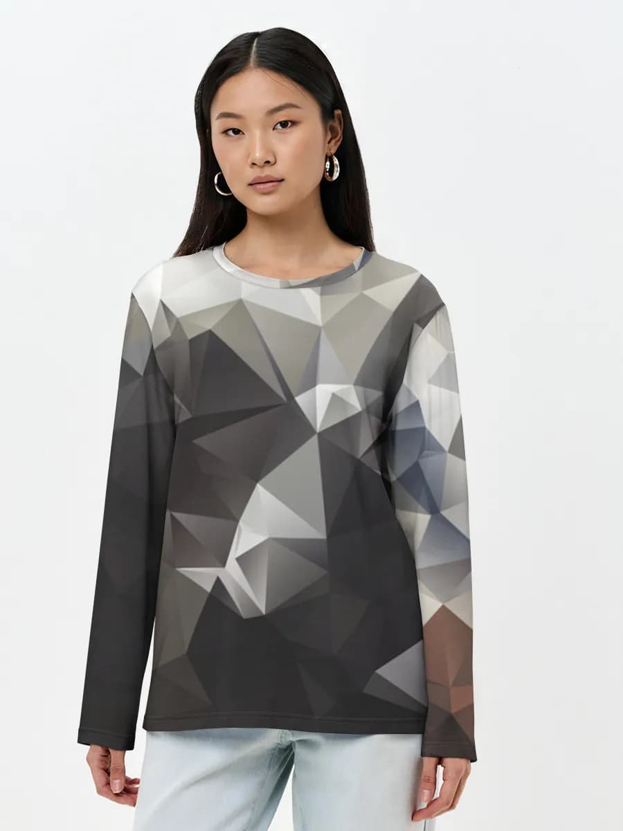 Women's long sleeve shirt. Cotton