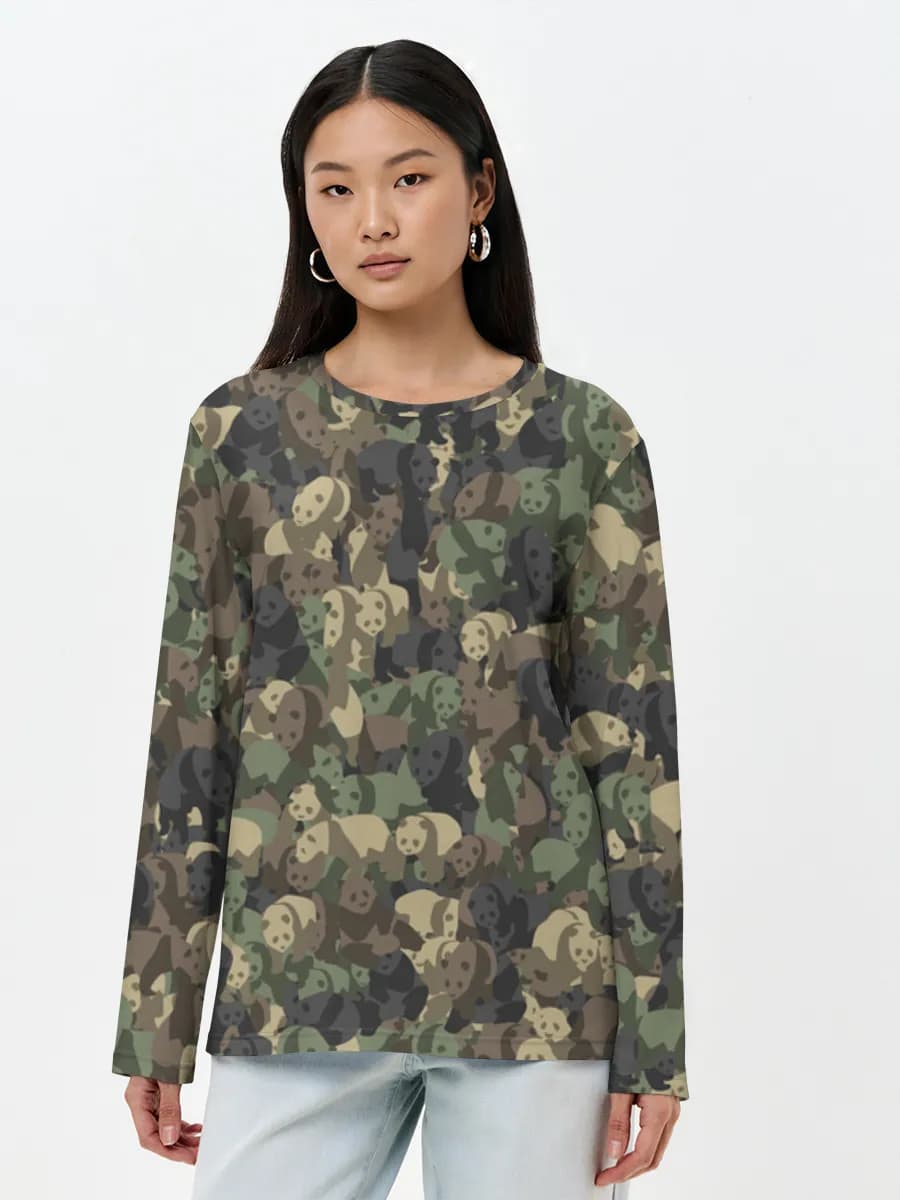 Women's long sleeve shirt. Cotton