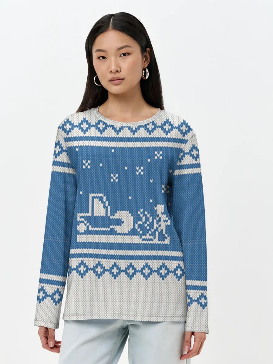 Women's long sleeve shirt. Cotton