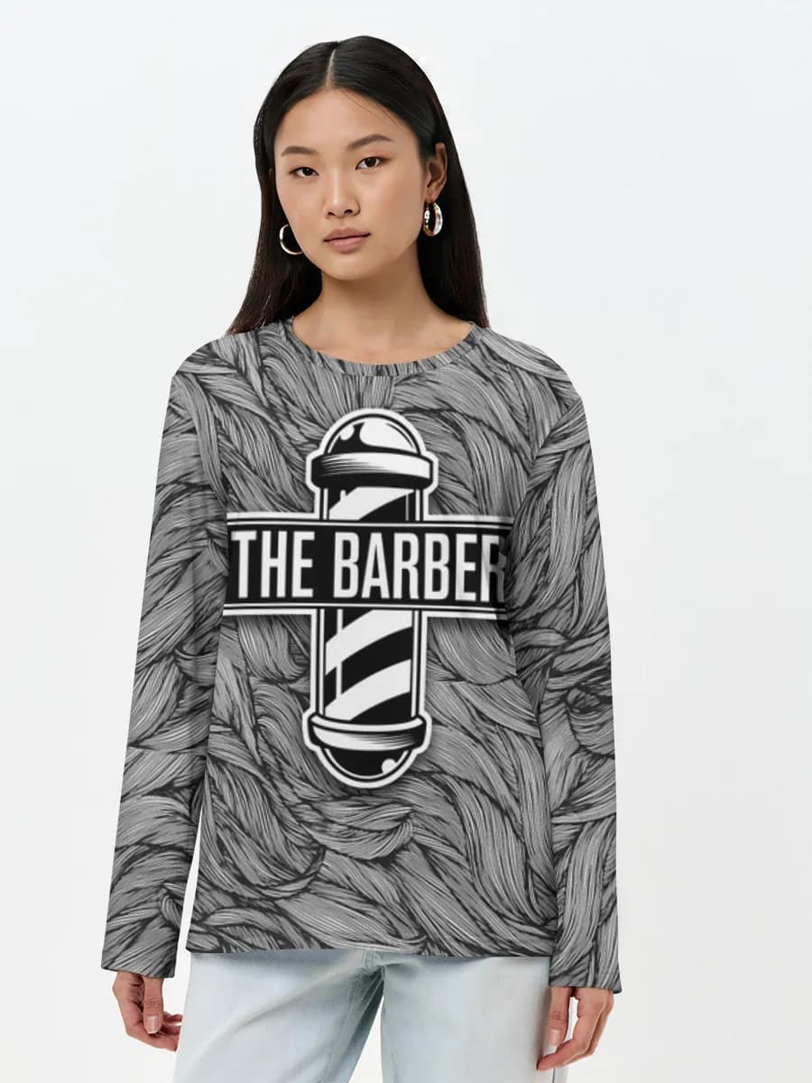 Women's long sleeve shirt. Cotton
