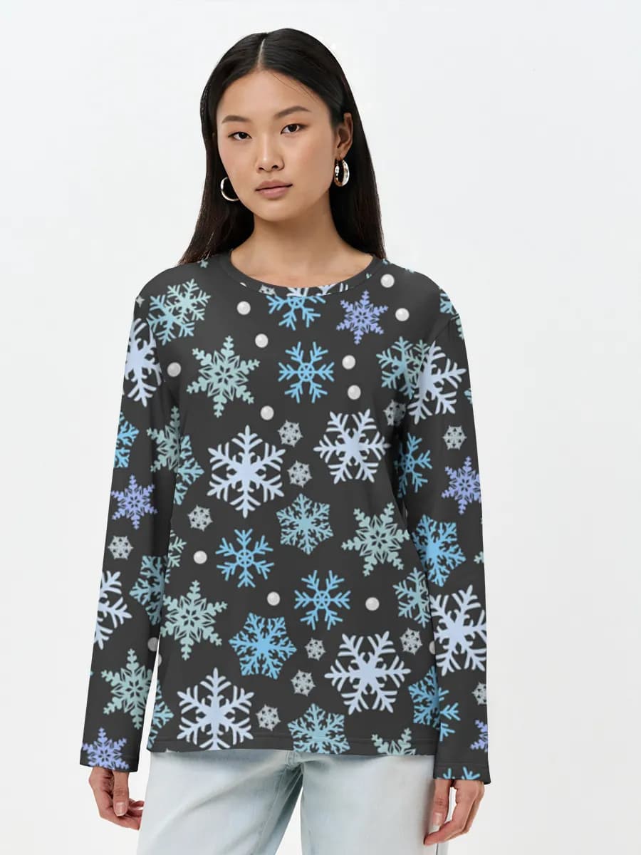 Women's long sleeve shirt. Cotton