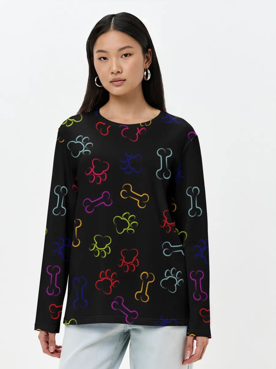 Women's long sleeve shirt. Cotton