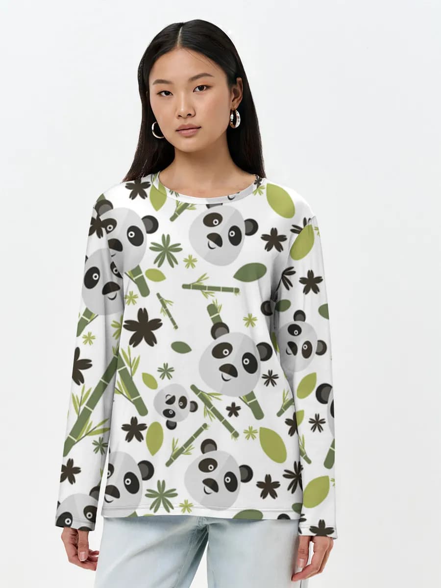 Women's long sleeve shirt. Cotton