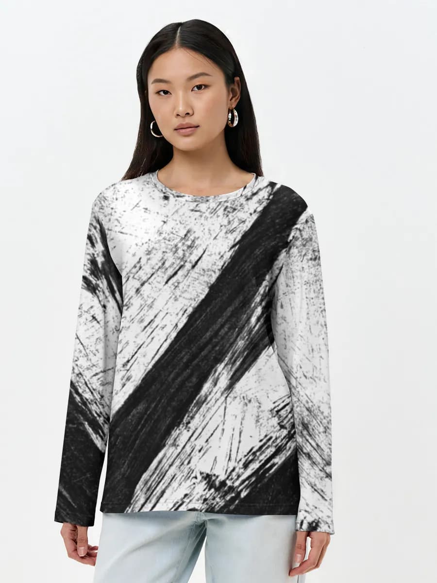 Women's long sleeve shirt. Cotton